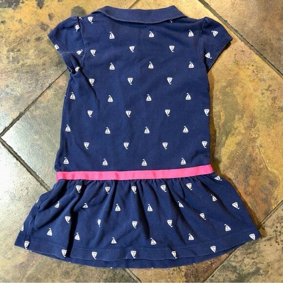 Girl’s 4T Nautical Sailboat Blue Dress from Carter’s - Picture 2 of 9